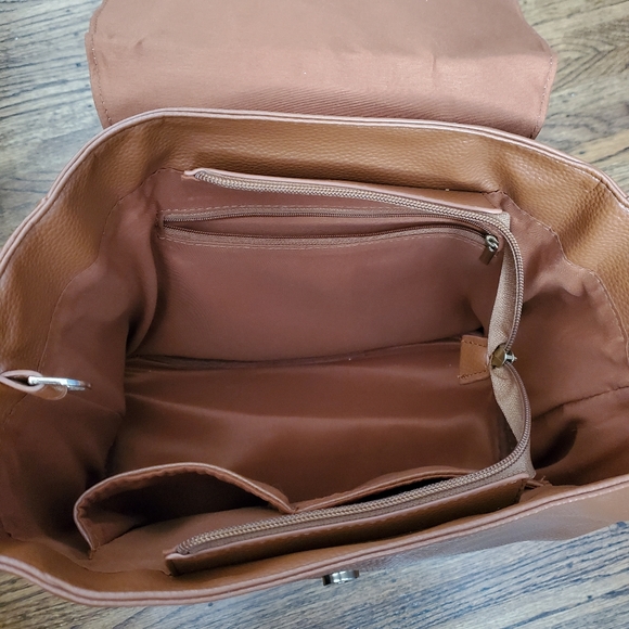 Vegan Leather, Doterra essential 15ml oil and resource brown back pack purse. - Picture 3 of 7